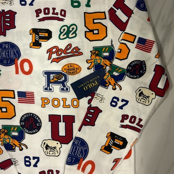 Men’s Polo Ralph Lauren Thermal Sleepwear Long Sleeve T-Shirt - Picture 3 of 5